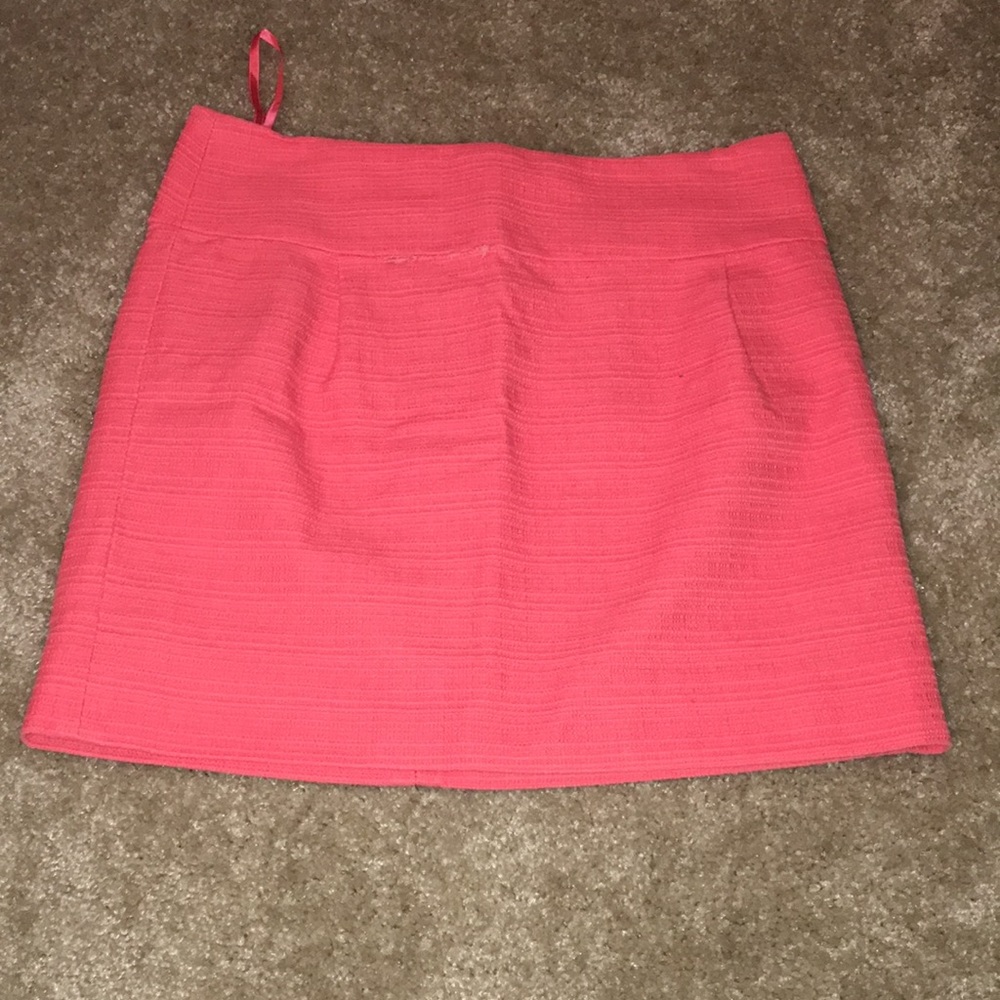 Coral J. Crew skirt